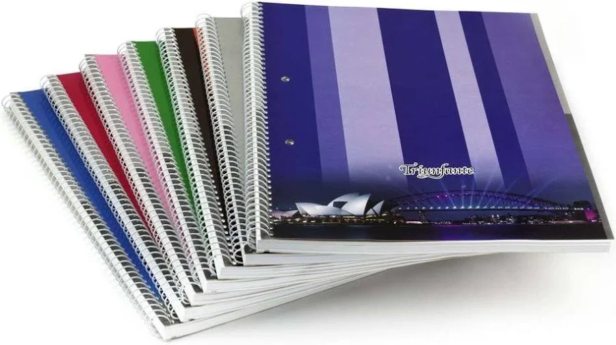 CUADERNO 80H RAYADO TB ESPIRAL TRIUNFANTE 16X21