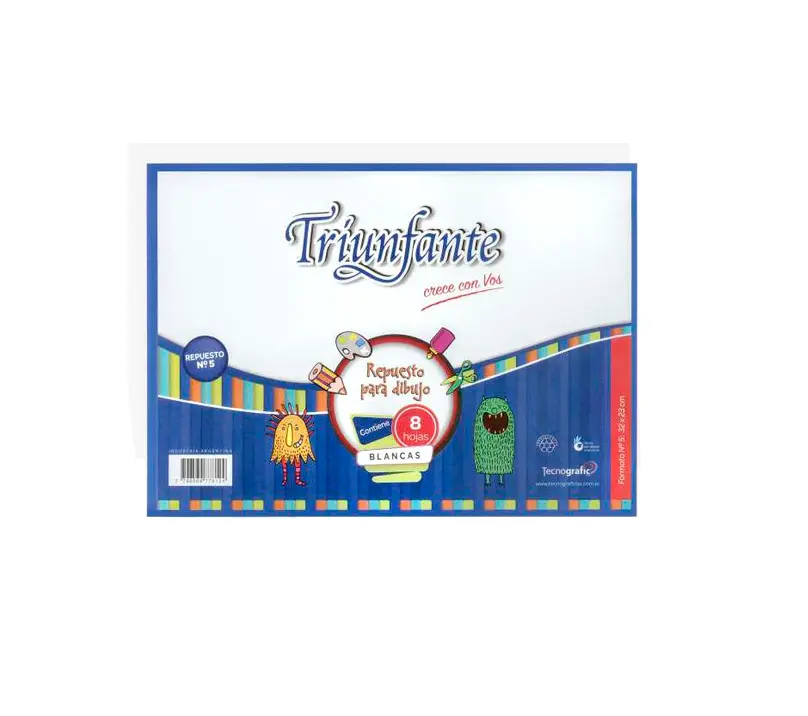 BLOCK DIBUJO N5 BLANCO TRIUNFANTE