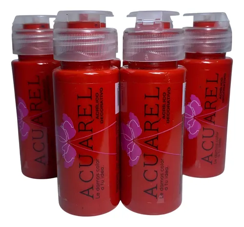 ACRILICO DECORATIVO 60CC ROJO FUEGO