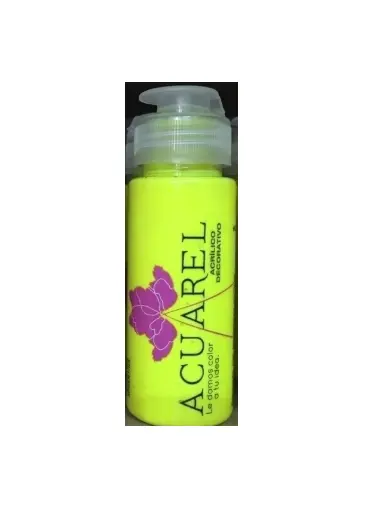 ACRILICO DECORATIVO 60CC AMARILLO FLUO