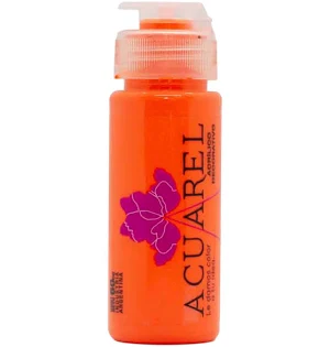 ACRILICO DECORATIVO  60CC NARANJA FLUO