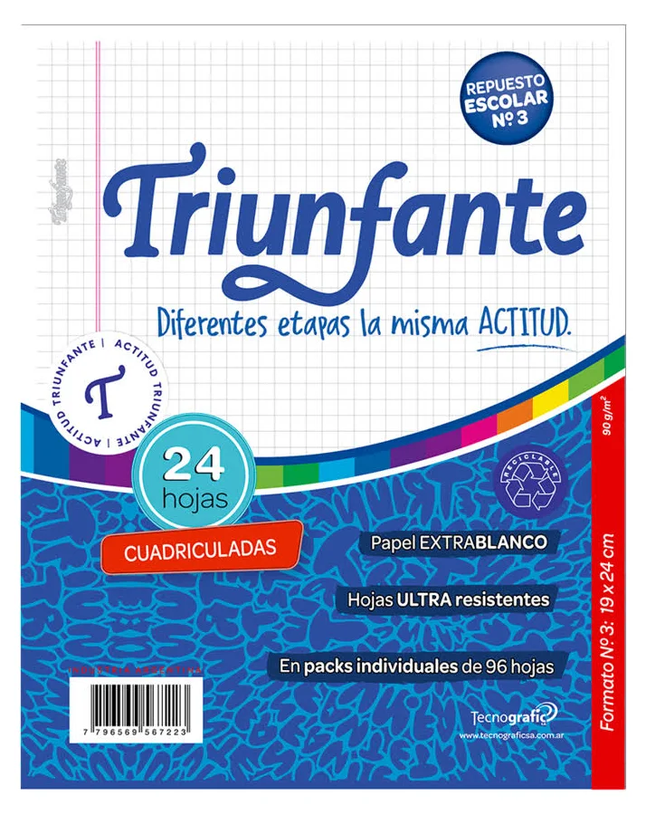 REPUESTO 24H TRIUNFANTE CUADRICULADO