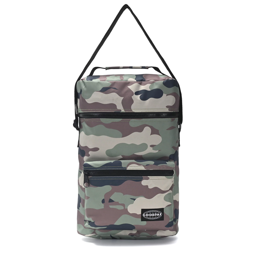BOLSO MATERO CAMUFLADO MILITAR CIERRE NEGRO