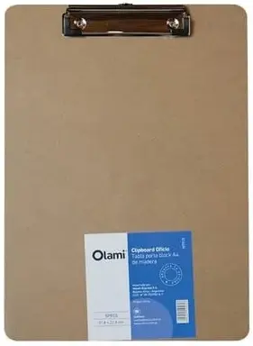 CARPETA PORTABLOCK MADERA A4 OLAMI