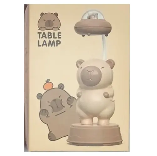 [LIB25] LAMPARA CAPIBARA CON SACAPUNTAS OVNI