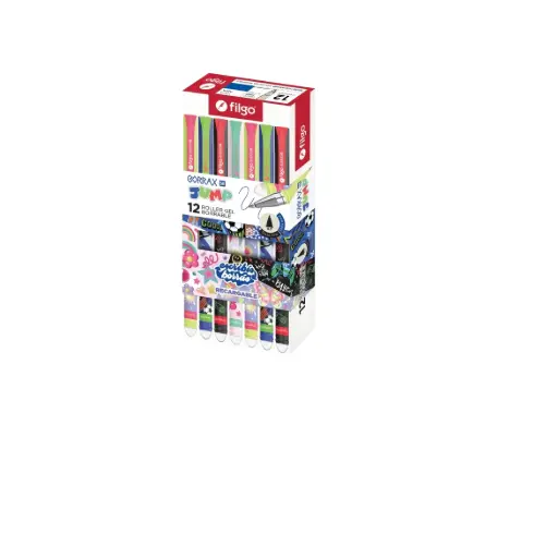 [LIB715] BOLIGRAFO BORRABLE ROLLER GEL BORRAX JUMP AZUL FILGO