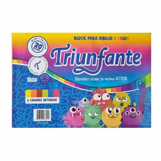 [LIB859] BLOCK DIBUJO N5 COLOR TRIUNFANTE