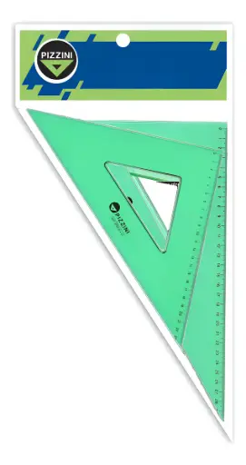JUEGO ESCUADRA 45°/60° PIZZINI 