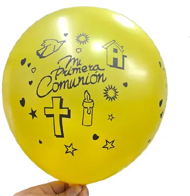 [FIE19] GLOBOS LATEX MI COMUNIÓN 10 UNIDADES